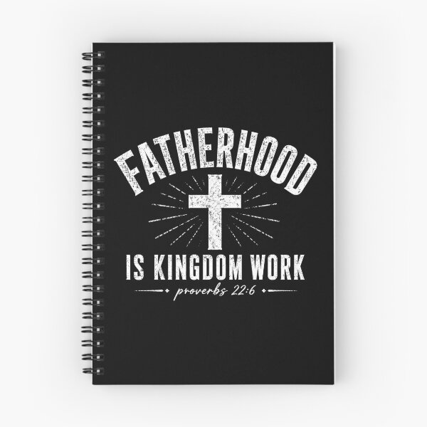 Item preview, Bible Verse Fatherhood, Funny Fathers Day, Christian Dad, Fatherhood Is Kingdom Work designed and sold by Naviiraart.