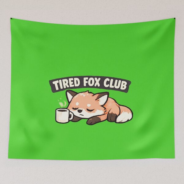 Item preview, Tired Fox Club Funny Sleepy Fox Shirt designed and sold by Hobby-up.