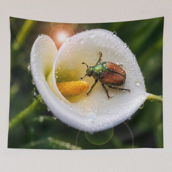 Item preview, Jewel Beetle in Morning Dew designed and sold by Kimberly Palmer.