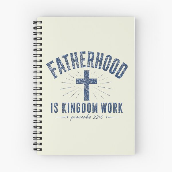 Item preview, Bible Verse Fatherhood, Funny Fathers Day, Christian Dad, Fatherhood Is Kingdom Work 2 designed and sold by Naviiraart.