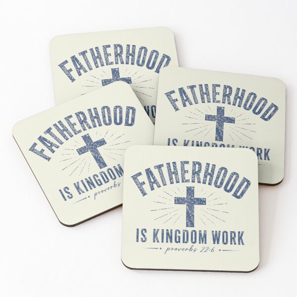 Item preview, Bible Verse Fatherhood, Funny Fathers Day, Christian Dad, Fatherhood Is Kingdom Work 2 designed and sold by Naviiraart.