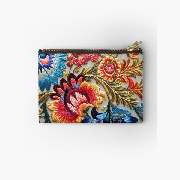 Item preview, Neon Folklore Bloom: Maximalist Embroidery Dreams designed and sold by BrainCurves.