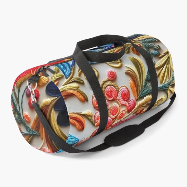 Item preview, Neon Folklore Bloom: Maximalist Embroidery Dreams designed and sold by BrainCurves.