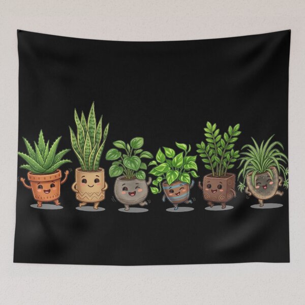 Item preview, Cute Dancing Potted Plants Graphic - Funny Plant Lover Gift for Women & Gardeners designed and sold by Alexis Art Collection.