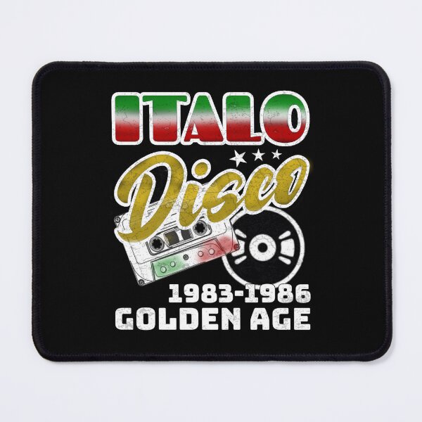 Item preview, Italo Disco 1983-1986 Golden Age Vintage 80s Cassette Vinyl Distressed Black designed and sold by Graphroad.