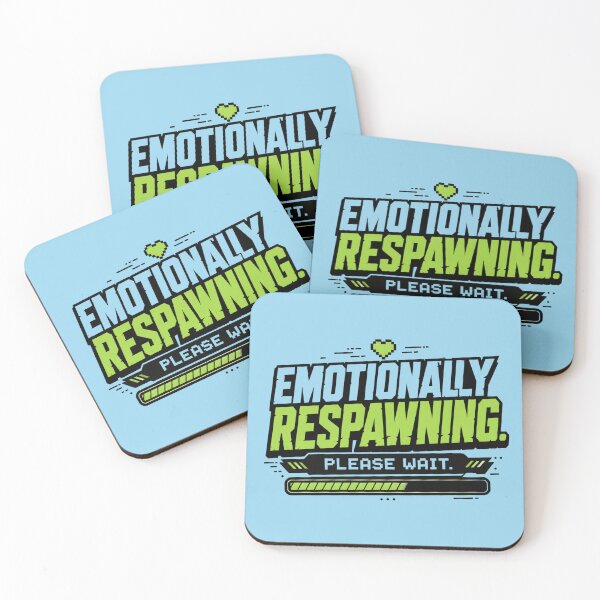Item preview, Emotionally Respawning Gamer Design – Funny Masculine Gaming Quote Shirt designed and sold by TheStephanieRome.