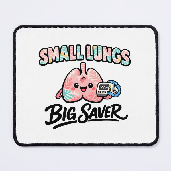 Item preview, Cute Small Lungs Respiratory Therapist RT Kawaii Pulmonary Care Medical Humor Design for Respiratory Therapy Week designed and sold by ClinicalHubs.