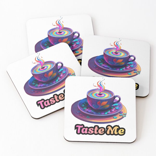 Item preview, Taste Me Rainbow Coffee Cup designed and sold by IMuDesigner.