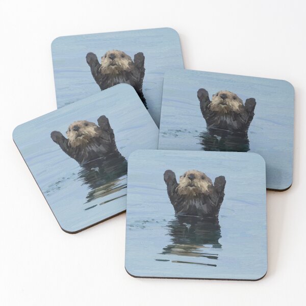 Item preview, happy otter designed and sold by valessketch.