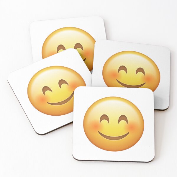 Item preview, Blushing Smile Emoji Wholesome Happy Vibes designed and sold by Tom-Riley.