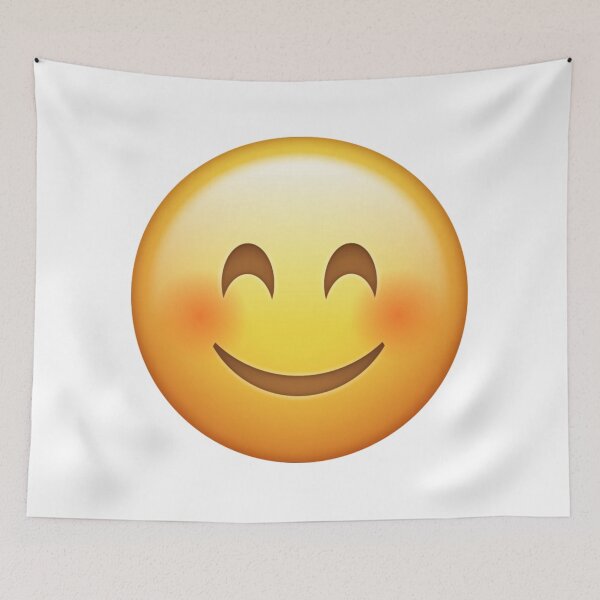 Item preview, Blushing Smile Emoji Wholesome Happy Vibes designed and sold by Tom-Riley.