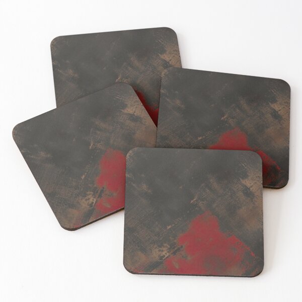 Item preview, Abstract Red Black and Gold Pattern designed and sold by ZedColors.