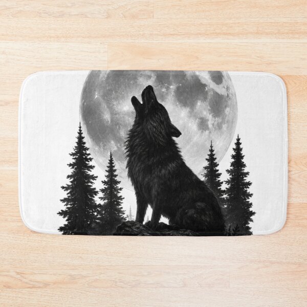 Item preview, Lone Wolf Dark Aesthetic Moon Design designed and sold by NovaInfinityStudio.