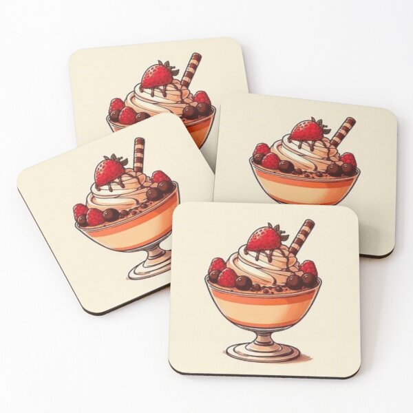 Item preview, Sweet Berry Sundae Anime Dessert Art designed and sold by EchoWave11.