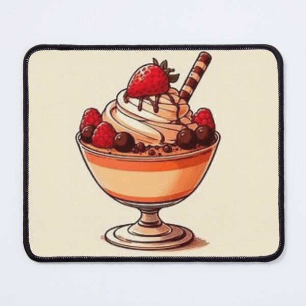Item preview, Sweet Berry Sundae Anime Dessert Art designed and sold by EchoWave11.
