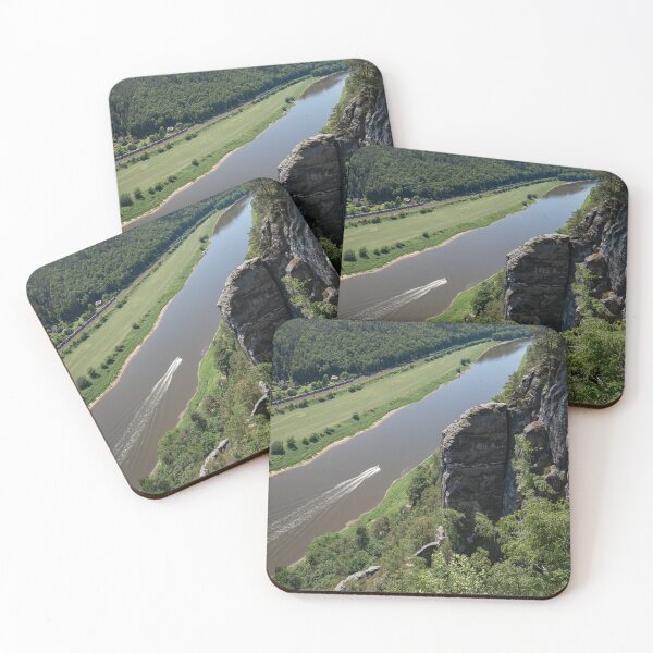 Item preview, View from the Bastei into the Elbe valley in Saxon Switzerland designed and sold by Heidemüllerin.