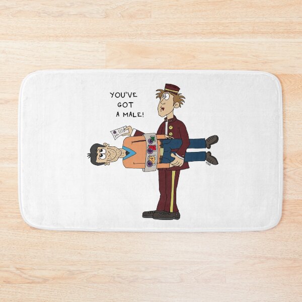 Item preview, You’ve Got a Male! – Surreal Postal Pun Illustration designed and sold by MyxaART.
