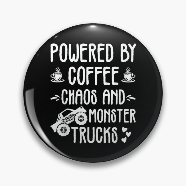 Item preview, Boy Mama Powered By Coffee Chaos and Monster Trucks designed and sold by AndersonLFernan.
