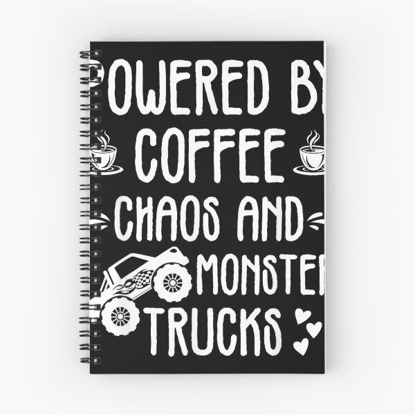 Item preview, Boy Mama Powered By Coffee Chaos and Monster Trucks designed and sold by AndersonLFernan.