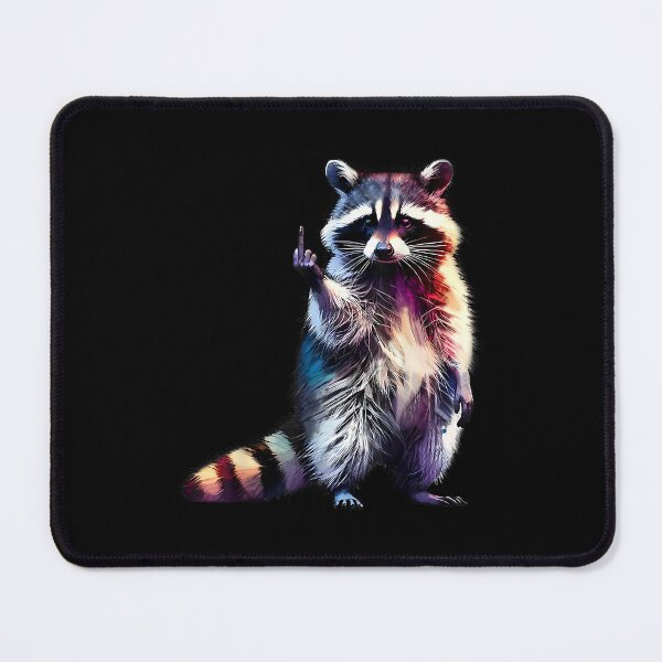 Item preview, Raccoon Middle Finger Trash Panda Racoon Sarcastic Humor designed and sold by NatalieCWilk.