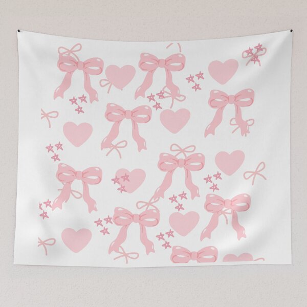 Item preview, Cute bows pink designed and sold by Stylish-co.