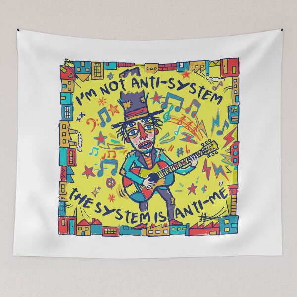 Item preview, I'm Not Anti System the System Is Anti Me designed and sold by sXe-art.