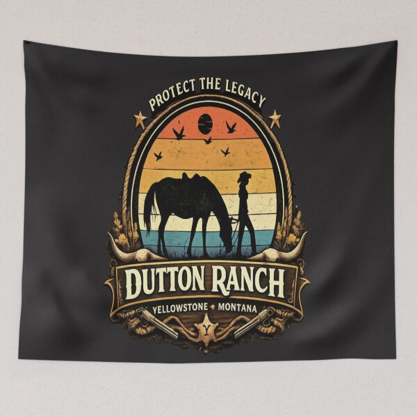 Item preview, Protect The Legacy – Dutton Ranch Vintage W designed and sold by CatLovers Studio.