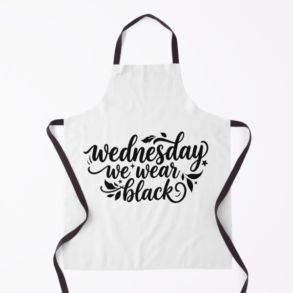 Item preview, Wednesday We Wear Black designed and sold by Ordinarytees.