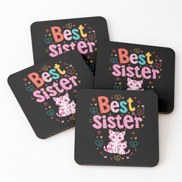 Item preview, Best Sister Ever Gift designed and sold by FlatInkStudio.