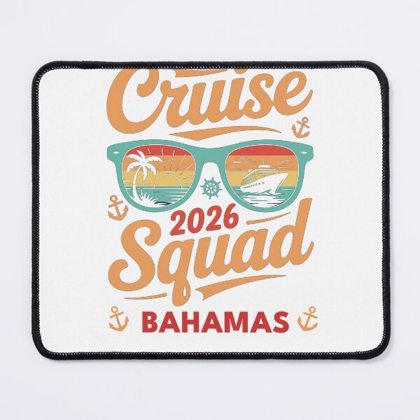 Item preview, Cruise Squad Bahamas 2026 Vacation Shirt Retro Cruise Design designed and sold by Raygunes.