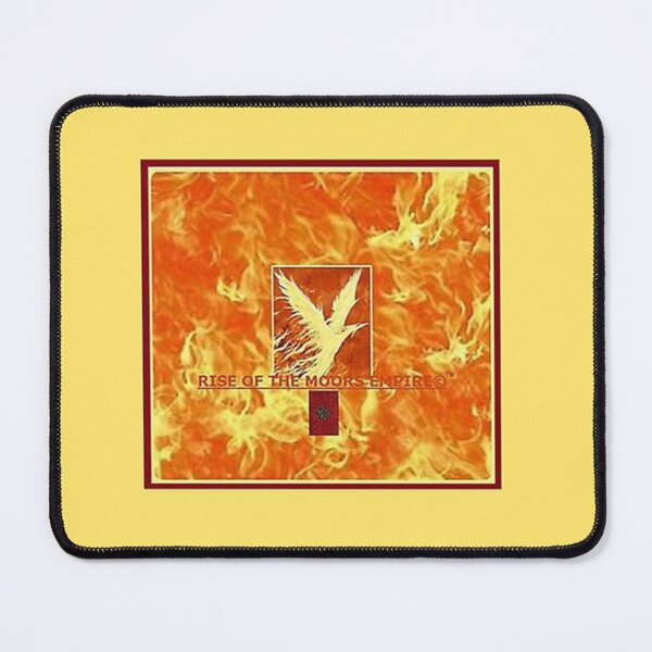 Item preview, Mu’ur (UM) Empire™ al-Benhadiel©™ design, Phoenix Rising, butterscotch background designed and sold by HardyKnitDesign.