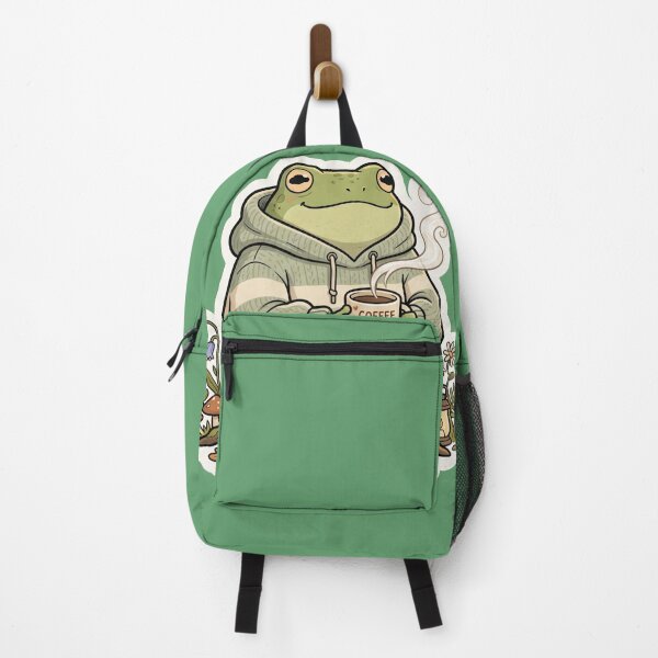 Item preview, Cozy Coffee Frog in Oversized Hoodie – Cute Relaxing Cartoon Aesthetic designed and sold by ArtsyExplorer.