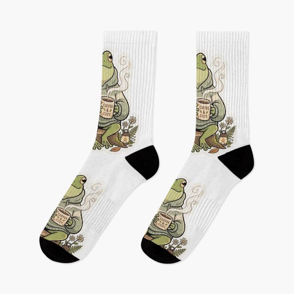 Item preview, Cozy Coffee Frog in Oversized Hoodie – Cute Relaxing Cartoon Aesthetic designed and sold by ArtsyExplorer.