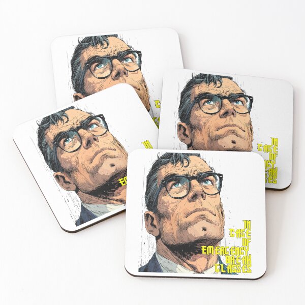 Item preview, In Case of Emergency, Break Glasses | Nerdy Secret Hero Parody Design designed and sold by Ignorant-Artist.