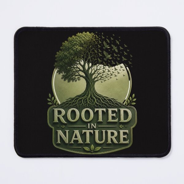 Item preview, Forest Is Life Rooted in Nature Sticker | Eco Minimal Tree & Birds Environmental Design designed and sold by Kannada Ink Studio.