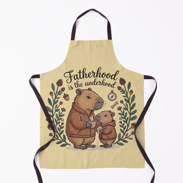 Item preview, Fatherhood According to Capybaras: Autumn Adventures designed and sold by sanorastyle.