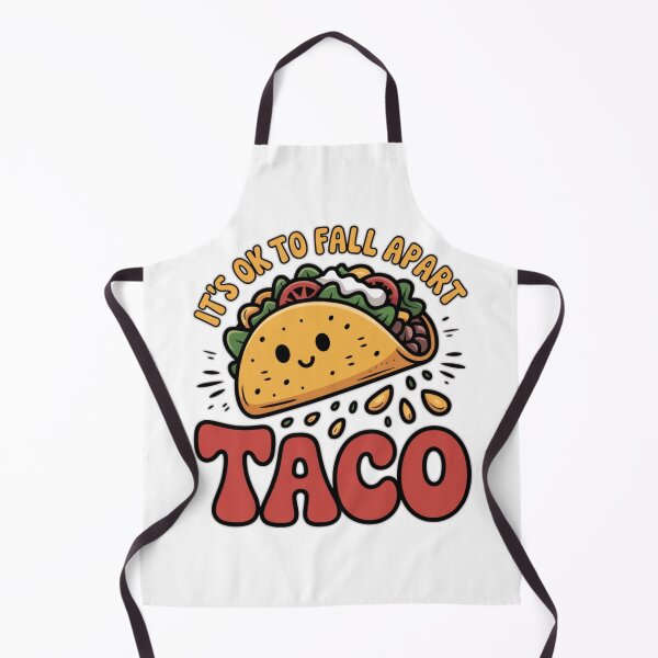 Item preview, Funny Taco Shirt – It’s OK to Fall Apart, Taco T-Shirt designed and sold by MerchlyMike.