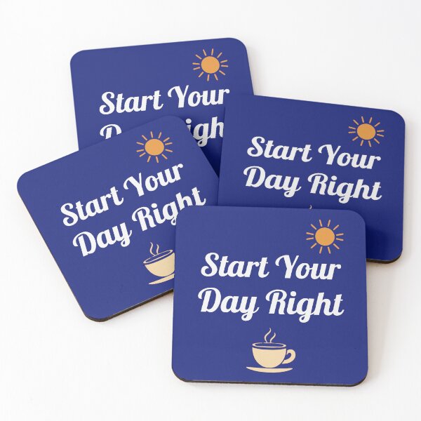 Item preview, Start Your Day Right | Positive Mindset Quote designed and sold by Noxivora.