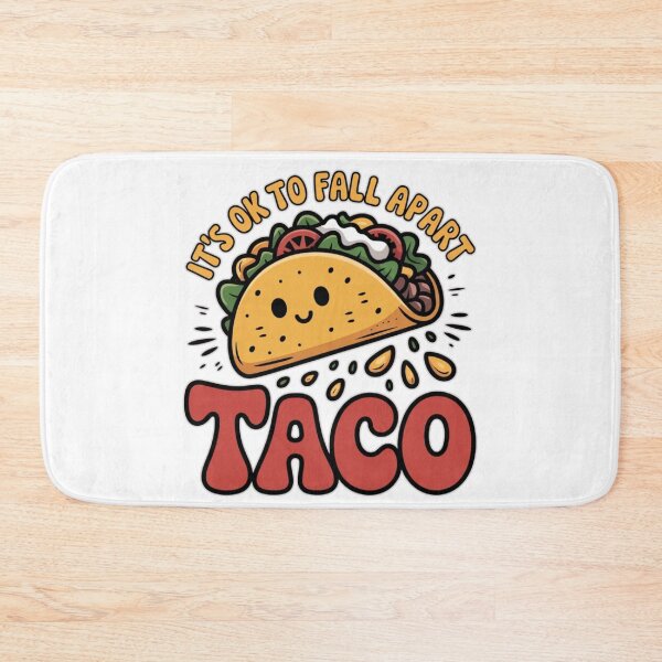 Item preview, Funny Taco Shirt – It’s OK to Fall Apart, Taco T-Shirt designed and sold by MerchlyMike.