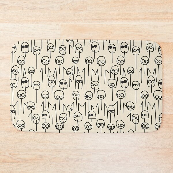 Item preview, Infinite Glyph Parade Minimalist Pattern designed and sold by MegaNovaArt.
