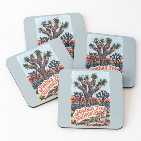 Item preview, Joshua Tree National Park Desert Landscape Cute Coyote designed and sold by HowToCanadian.