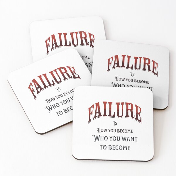Item preview, Failure is how YOU become who YOU want to Become designed and sold by CyberLionHeart.