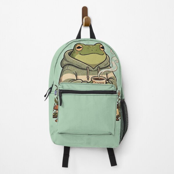 Item preview, Coffee Cozy Frog in Oversized Hoodie – Cute Relaxing Cartoon Aesthetic designed and sold by ArtsyExplorer.