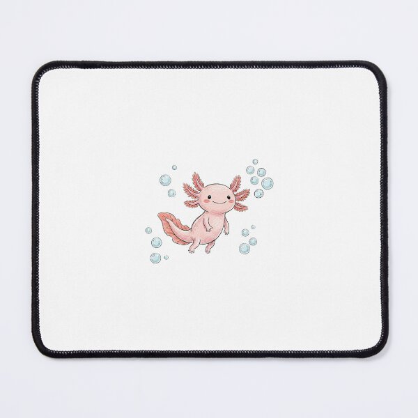 Item preview, axolotl with bubbles designed and sold by haebalagii.