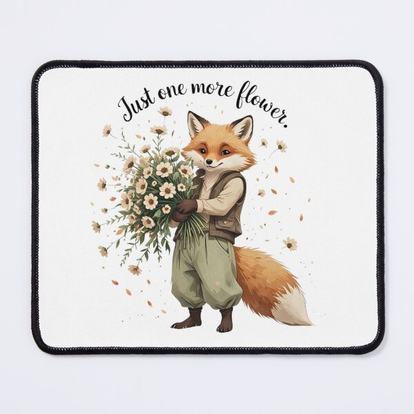 Item preview, Just One More Flower Cottagecore Fox Florist Gift designed and sold by AQUILAKREO.