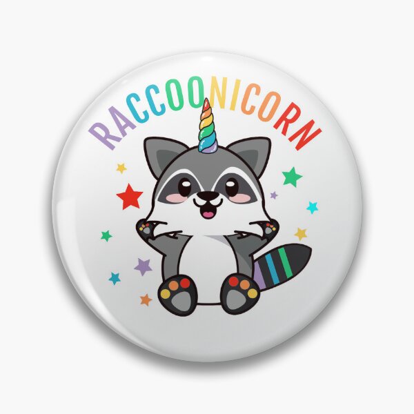 Item preview, Raccoonicorn unicorn raccoon birthday for kids designed and sold by portrait4you.