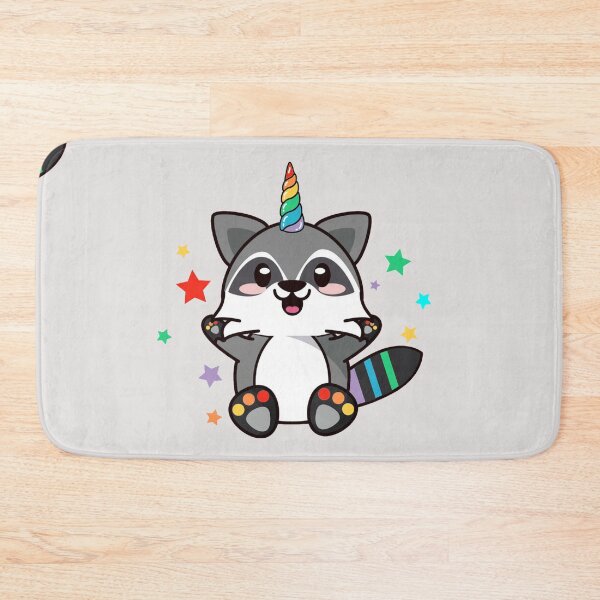 Item preview, Raccoonicorn unicorn raccoon birthday for kids designed and sold by portrait4you.