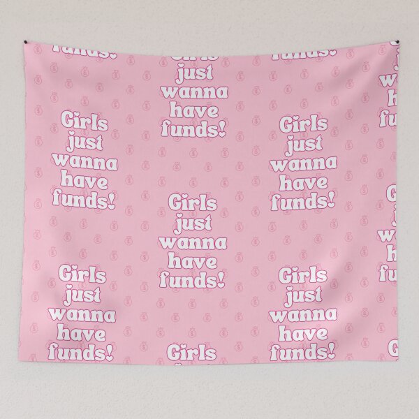 Item preview, Girl Boss Money Quote - Girls Just Wanna Have Funds #2 designed and sold by annylands.