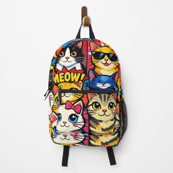 Item preview, Pop Art Kawaii Cats Illustration designed and sold by Aramdesing.