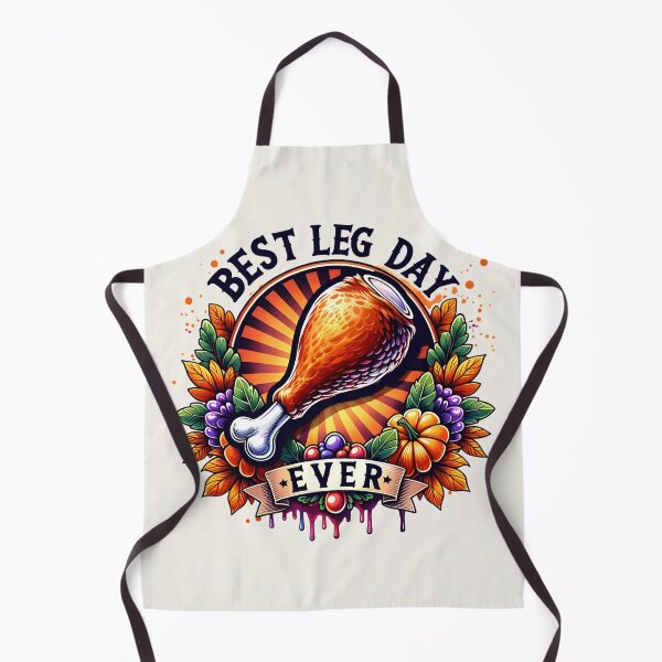 Item preview, Best Leg Day Ever - Thanksgiving Turkey Fitness Humor designed and sold by Testarossi Designs.